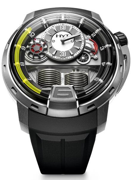Replica HYT h1-titanium 148-TT-11-GF-RU watch
